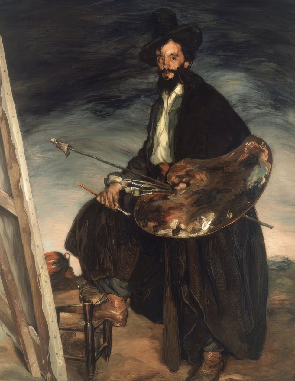 PORTRÉT MALÍŘE PABLO URANGA – 1905 – OLEO PLÁTNO, 146 × 115,5 cm od Ignacio Zuloaga y Zabaleta