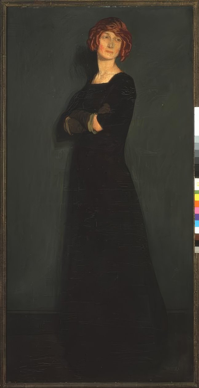 Portrét madame Malinowské od Ignacio Zuloaga y Zabaleta