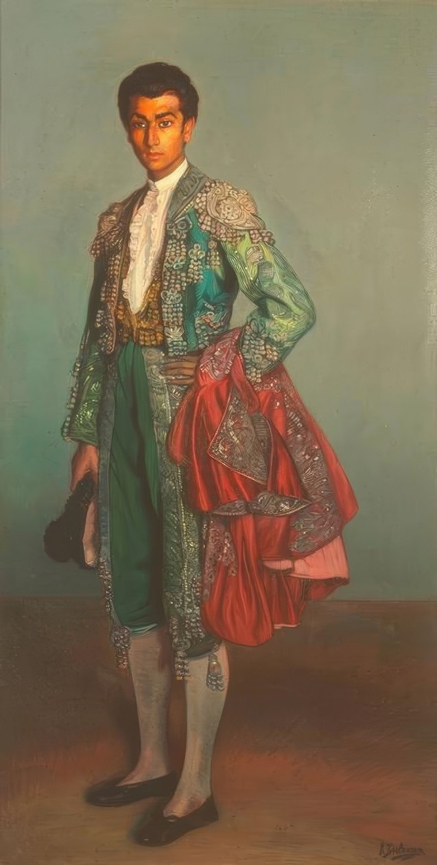 Portrét toreadora Rafaela Albaicina od Ignacio Zuloaga y Zabaleta