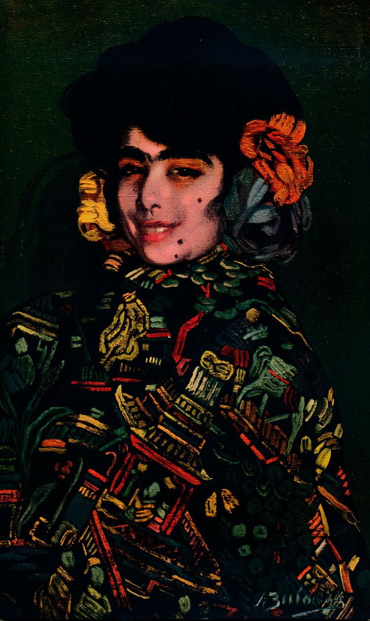 Španělská dívka, 1907, 1932 od Ignacio Zuloaga y Zabaleta