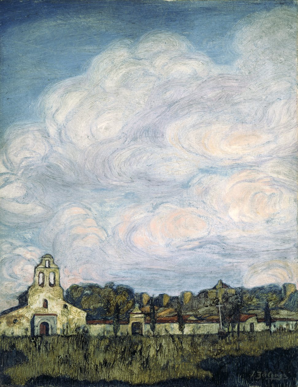 Hřbitov v Avile, 19./20. století od Ignacio Zuloaga y Zabaleta