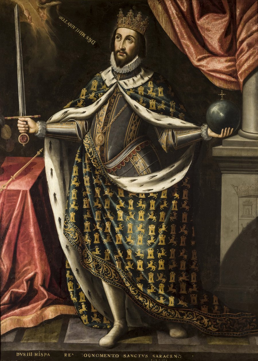 Král Ferdinand Svatý Ries, Ignác z (asi 1612-1661), c. 1655-1665. olej na plátně od Ignacio de Ries