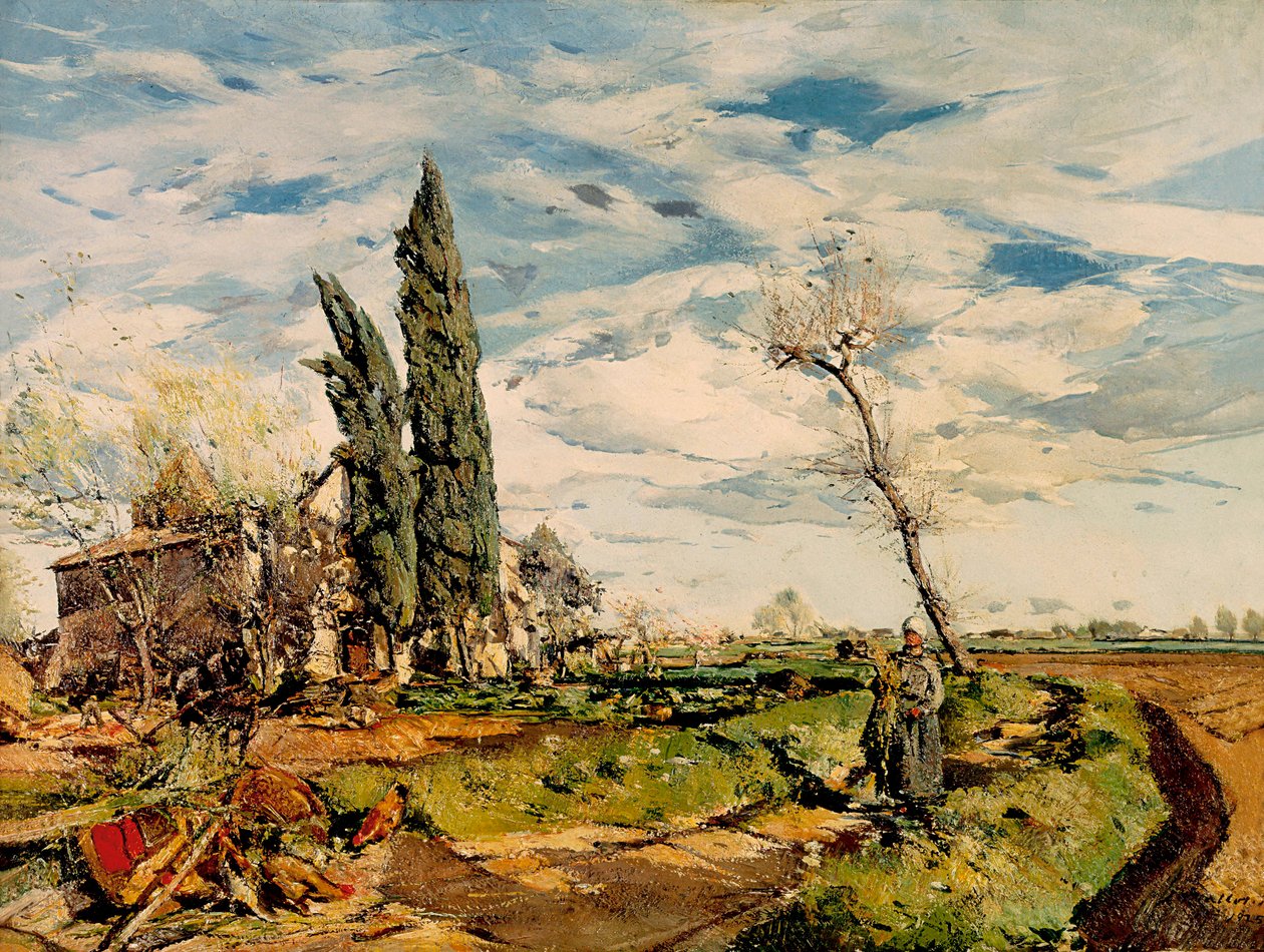 "" Kaple "" Obraz Ignasi Mallola (1892-1940). 1925. Barcelona. Národní muzeum umění Katalánska. od Ignasi Mallol Casanovas