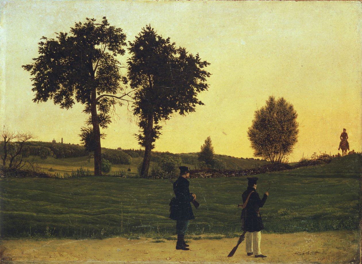 Myslivci, 1839 od Ignati Stepanovich Shchedrovsky