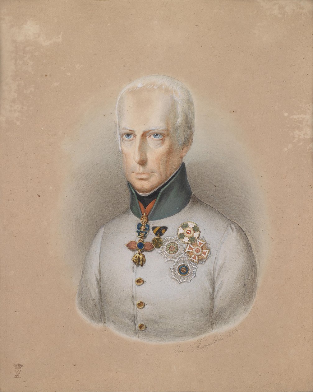 Rakouský císař František I. od Ignaz Rungaldier