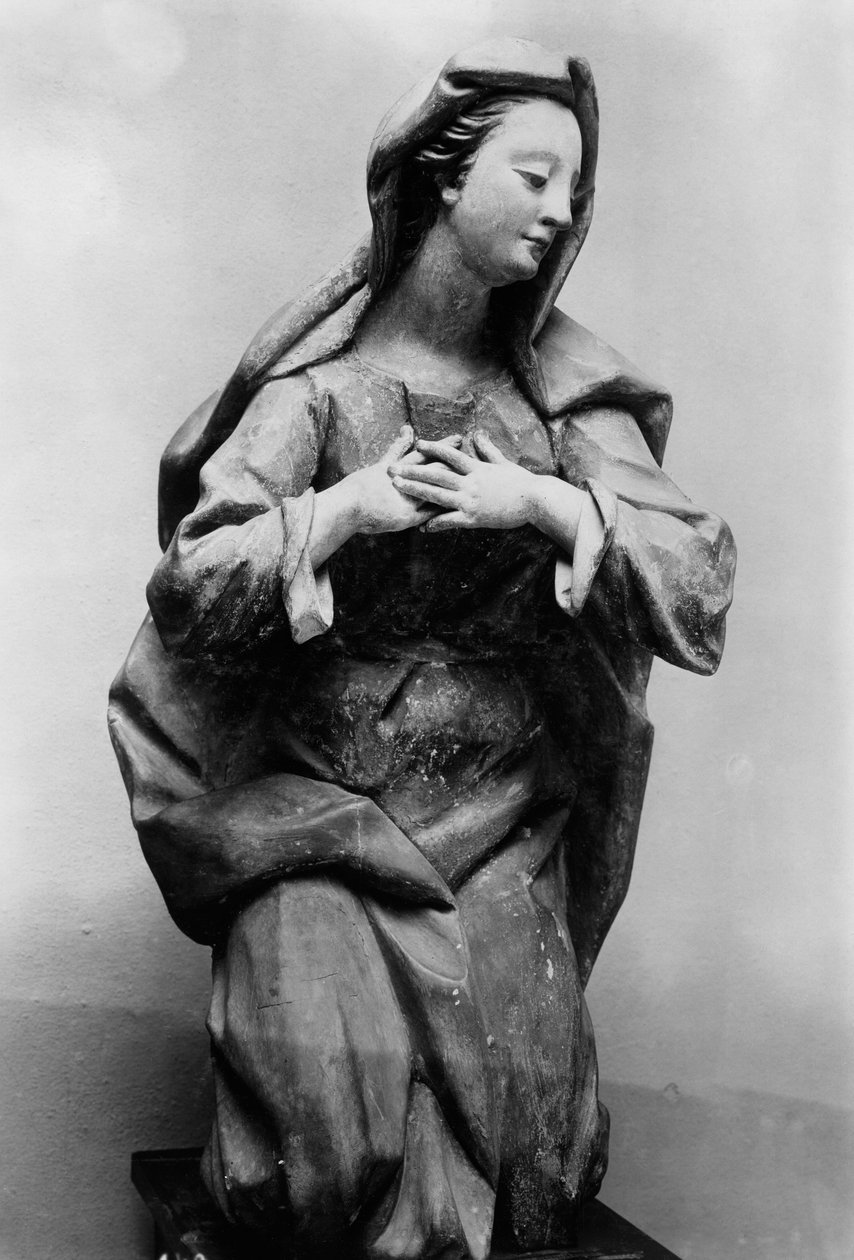 Klečící Mary (terakota) od Ignaz 1725 75 Gunther