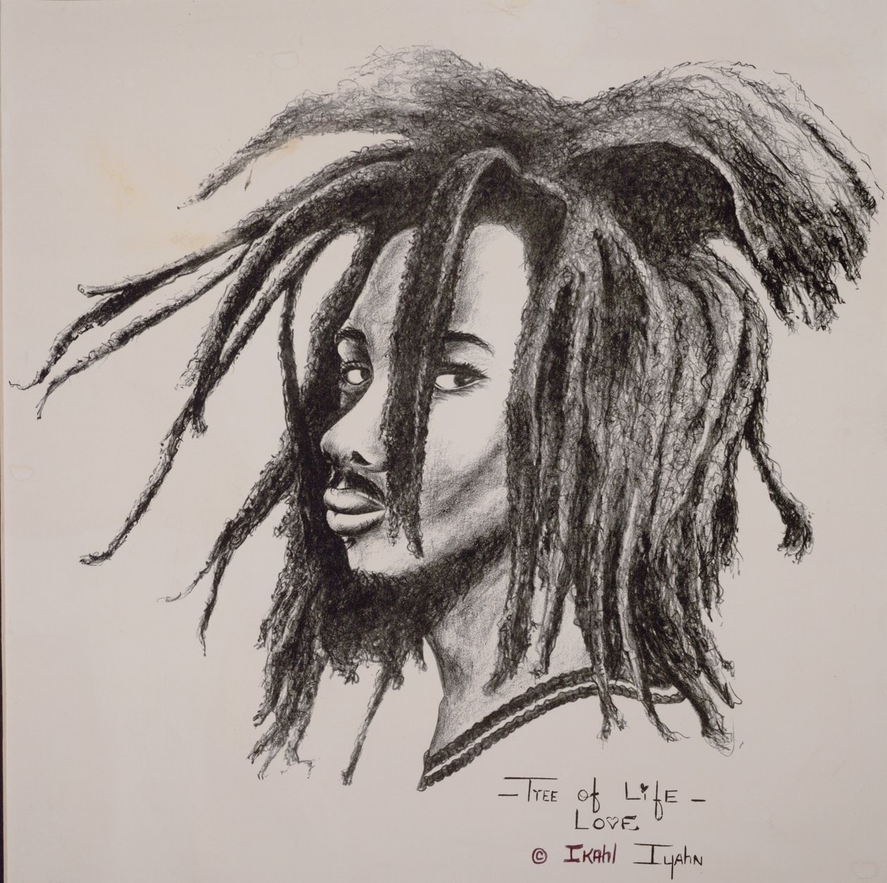 Strom života, 1988 (media prismacolor tužka) od Ikahl Beckford