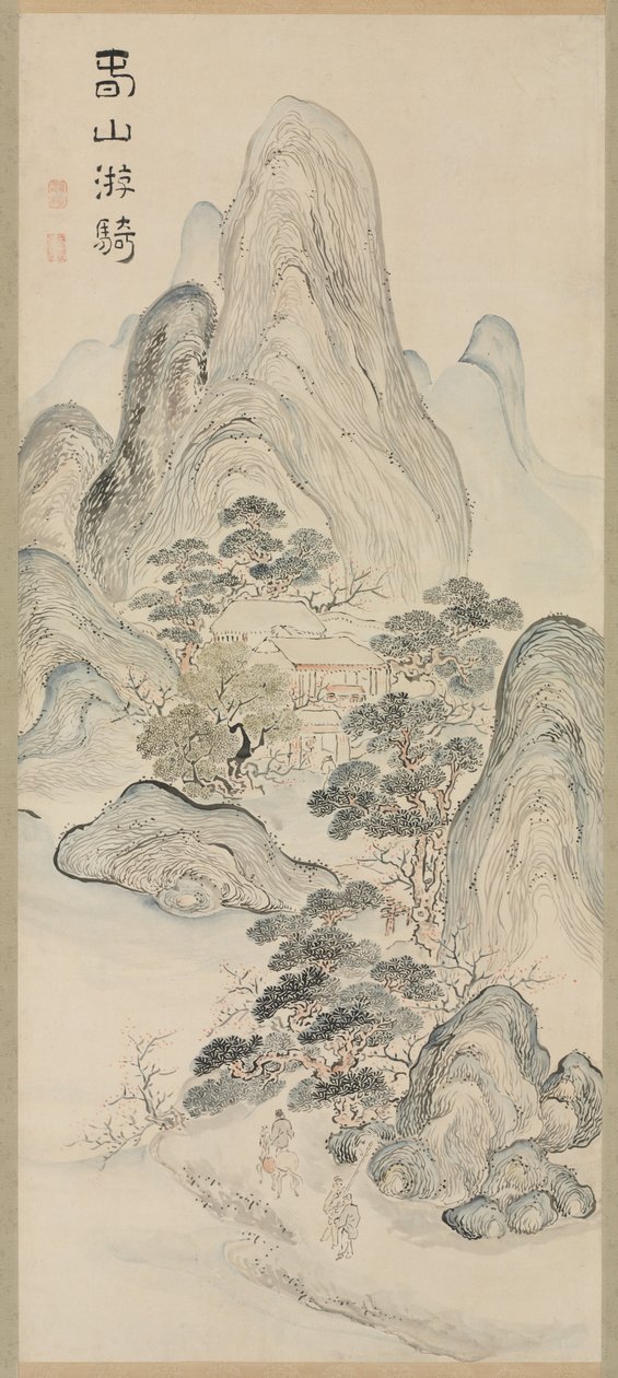 Jarní krajina, 1700s. od Ike Taiga