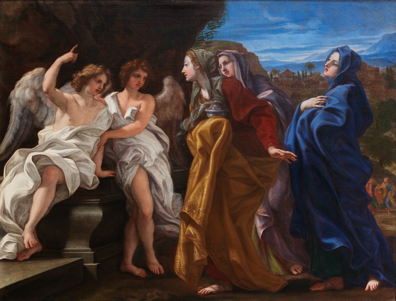 Tři Marie u hrobu, c.168485 od Il Baciccio