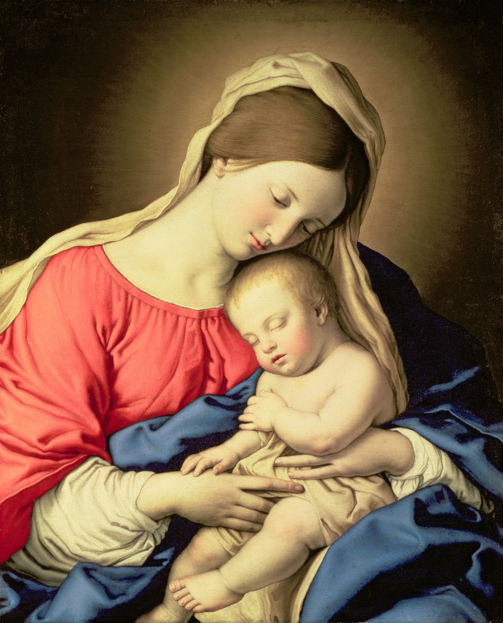 Madonna a dítě od Il Sassoferrato