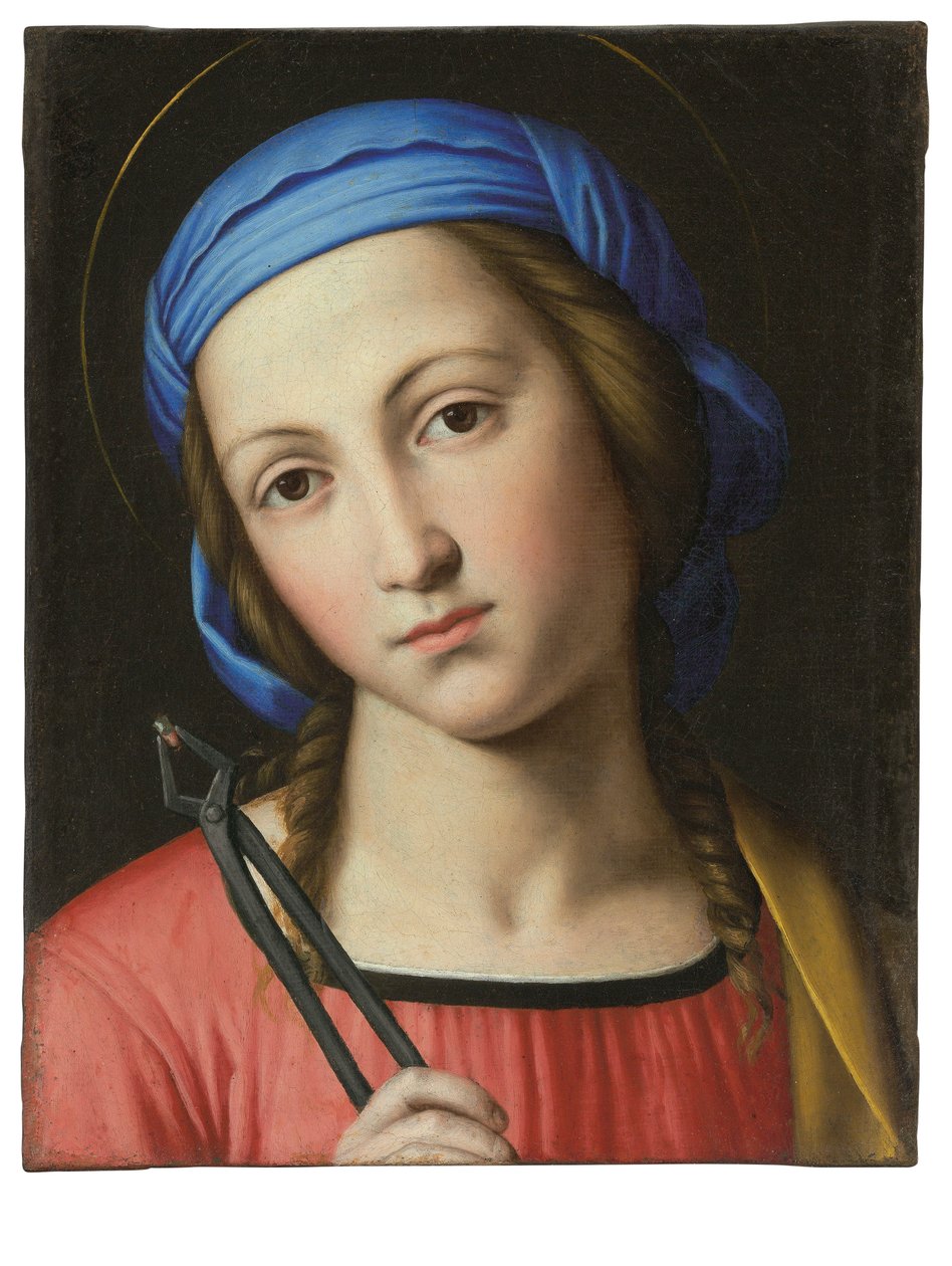 Saint Apollonia (olej na plátně) od Il  Sassoferrato