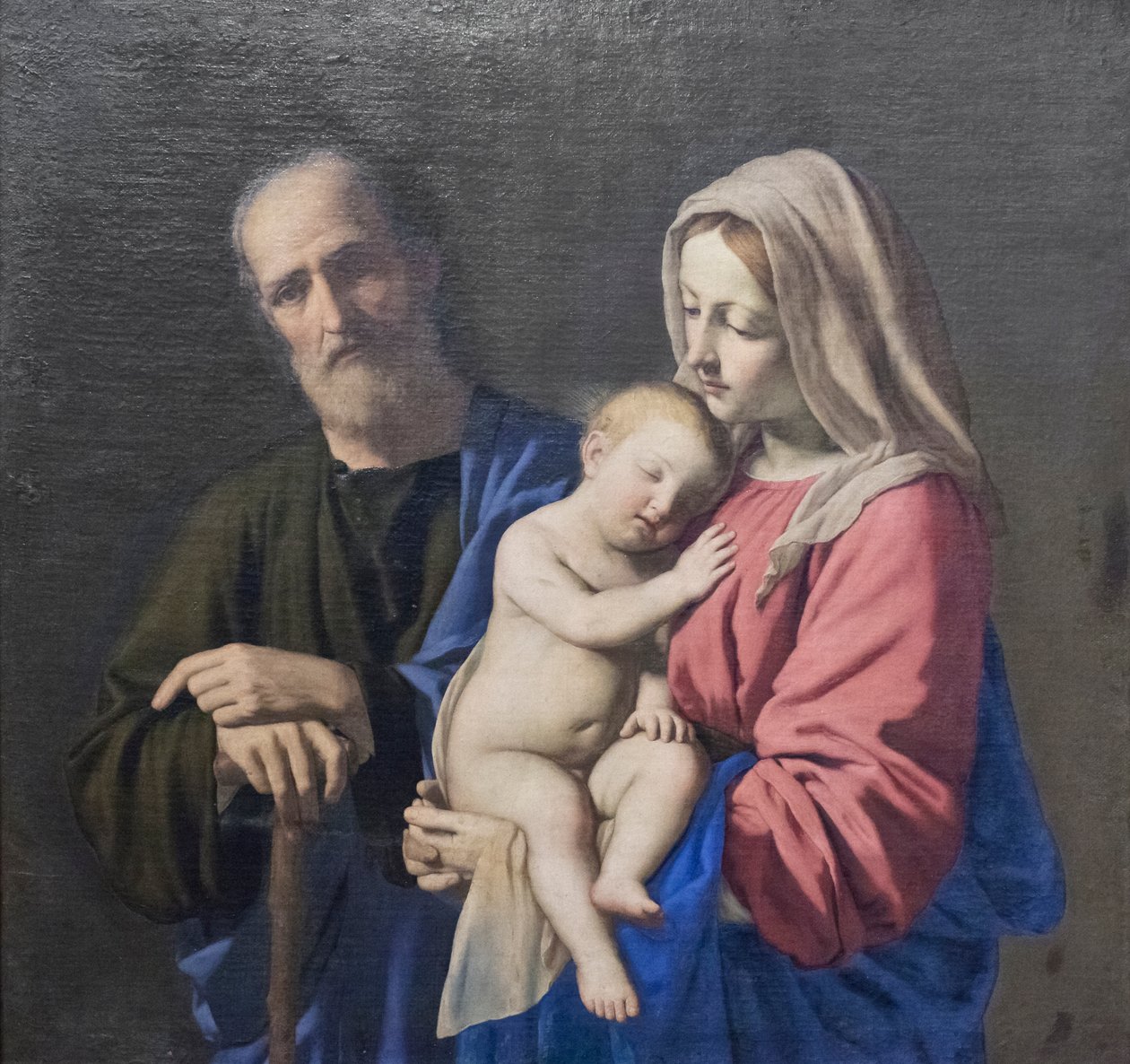 Svatá rodina od Il (1609 85) Sassoferrato