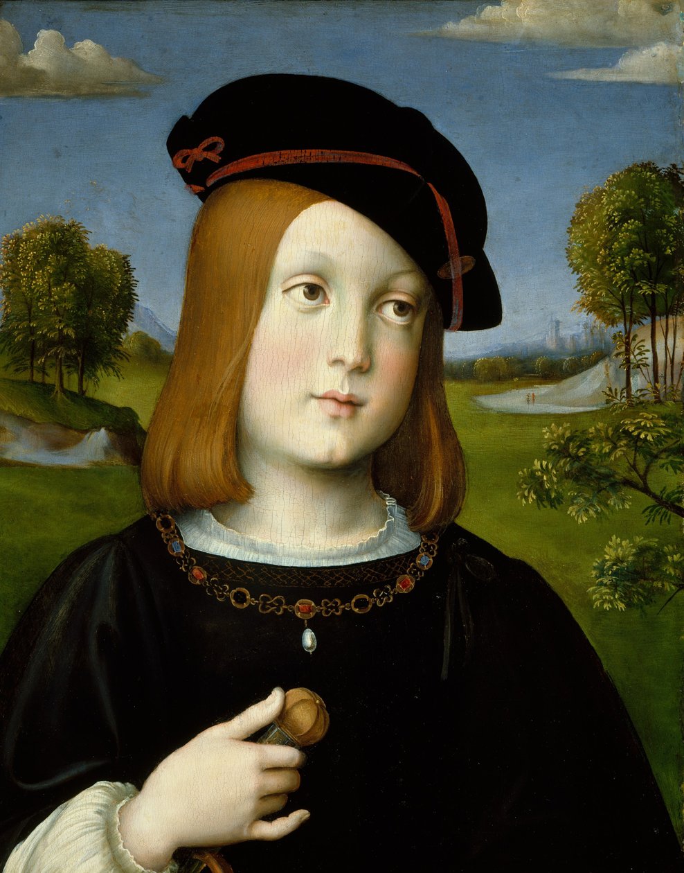 Federigo Gonzaga, 1510 (tempera na dřevě) od Il Francia
