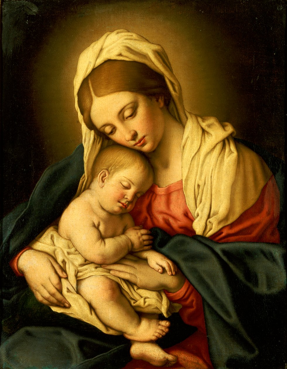 Madona s dítětem od Il Sassoferrato