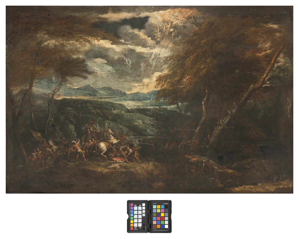 Obrácení svatého Pavla, 1710-20 od Ilario Giacinto Mercanti