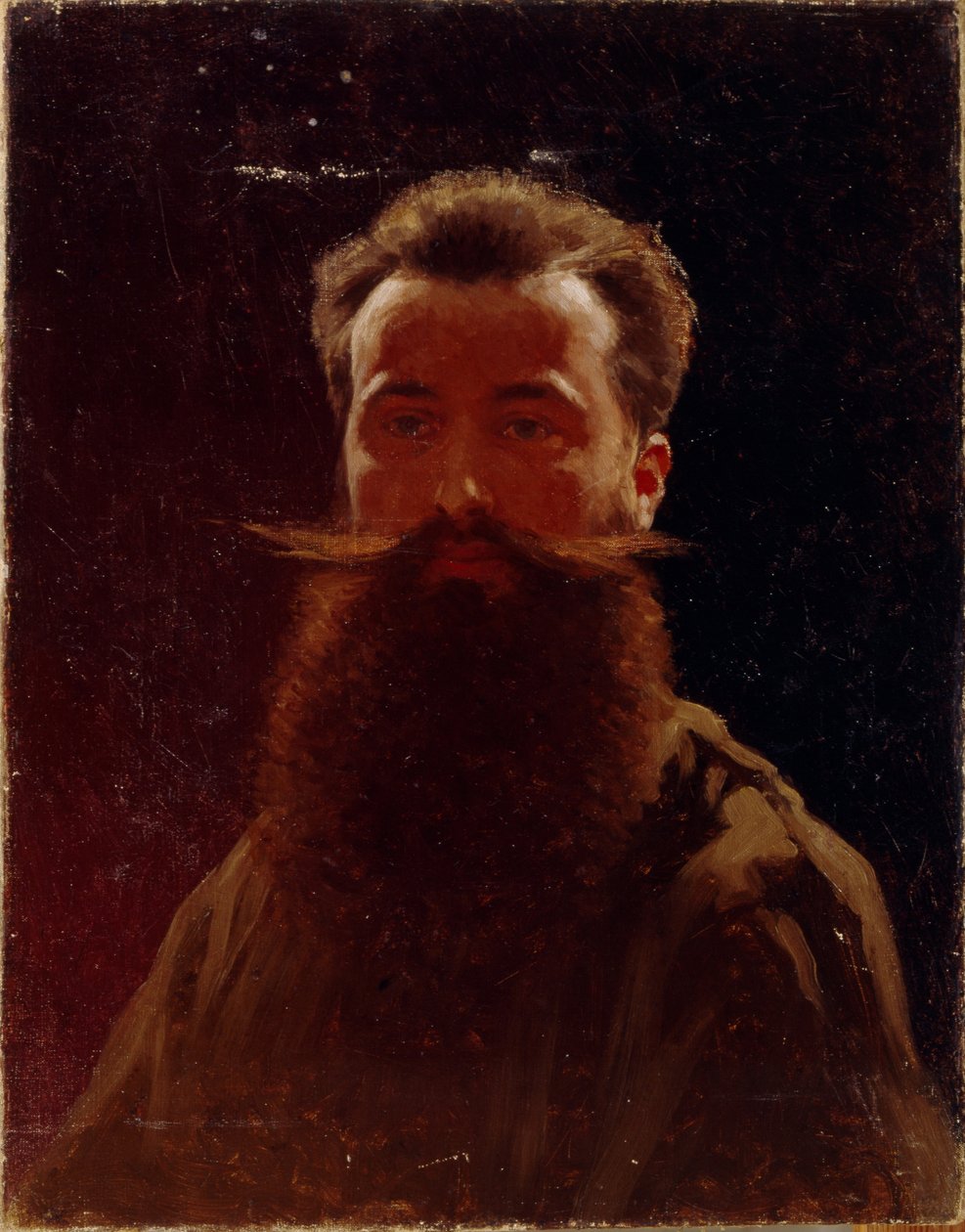 Autoportrét, 70. léta 19. století od Illarion Mikhailovich Pryanishnikov