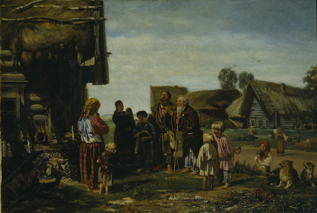 Poutníci, 1870 od Illarion Mikhailovich Pryanishnikov