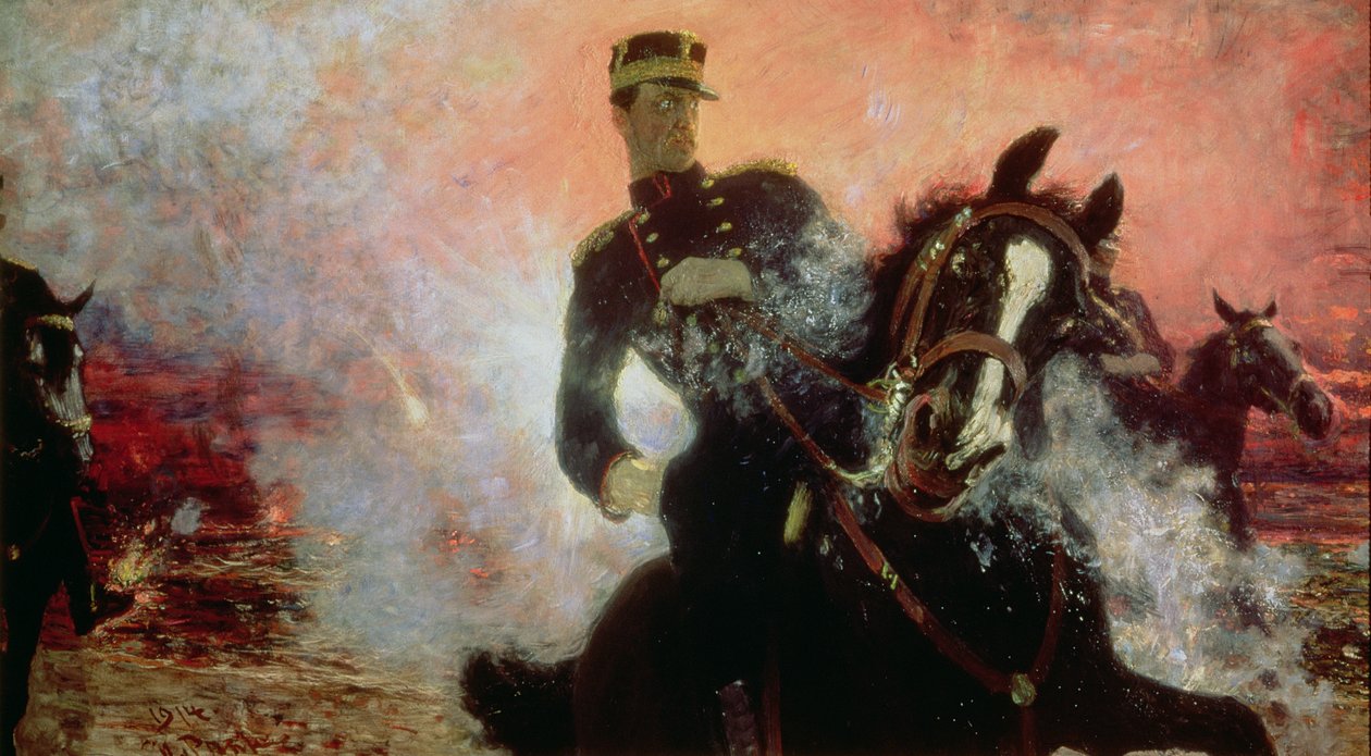 Albert I. (1875-1934) král Belgičanů v první světové válce, 1914 od Ilya Efimovich Repin