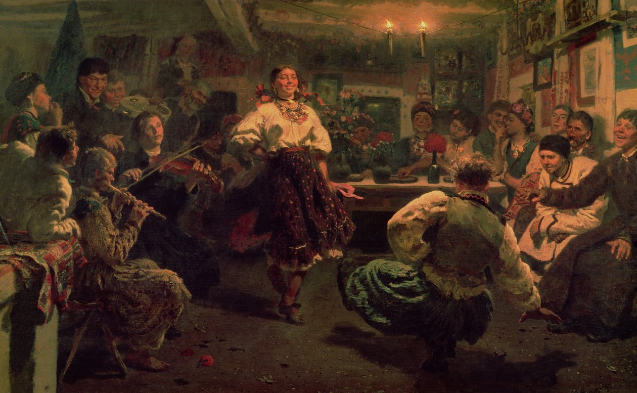 Country Festival, 1881 od Ilya Efimovich Repin