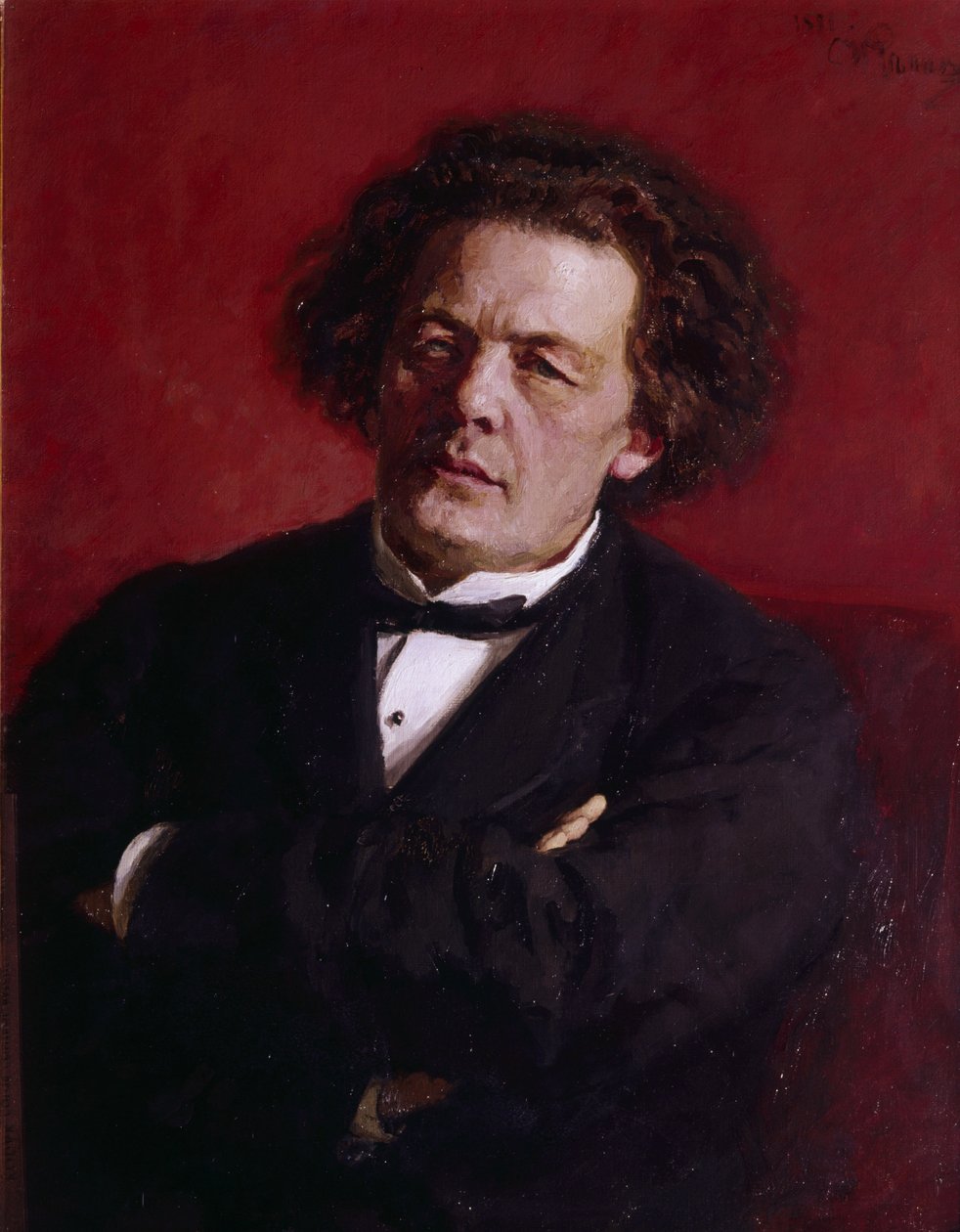 Portrét Antona Grigorjeviče Rubinsteina, 1881 od Ilya Efimovich Repin