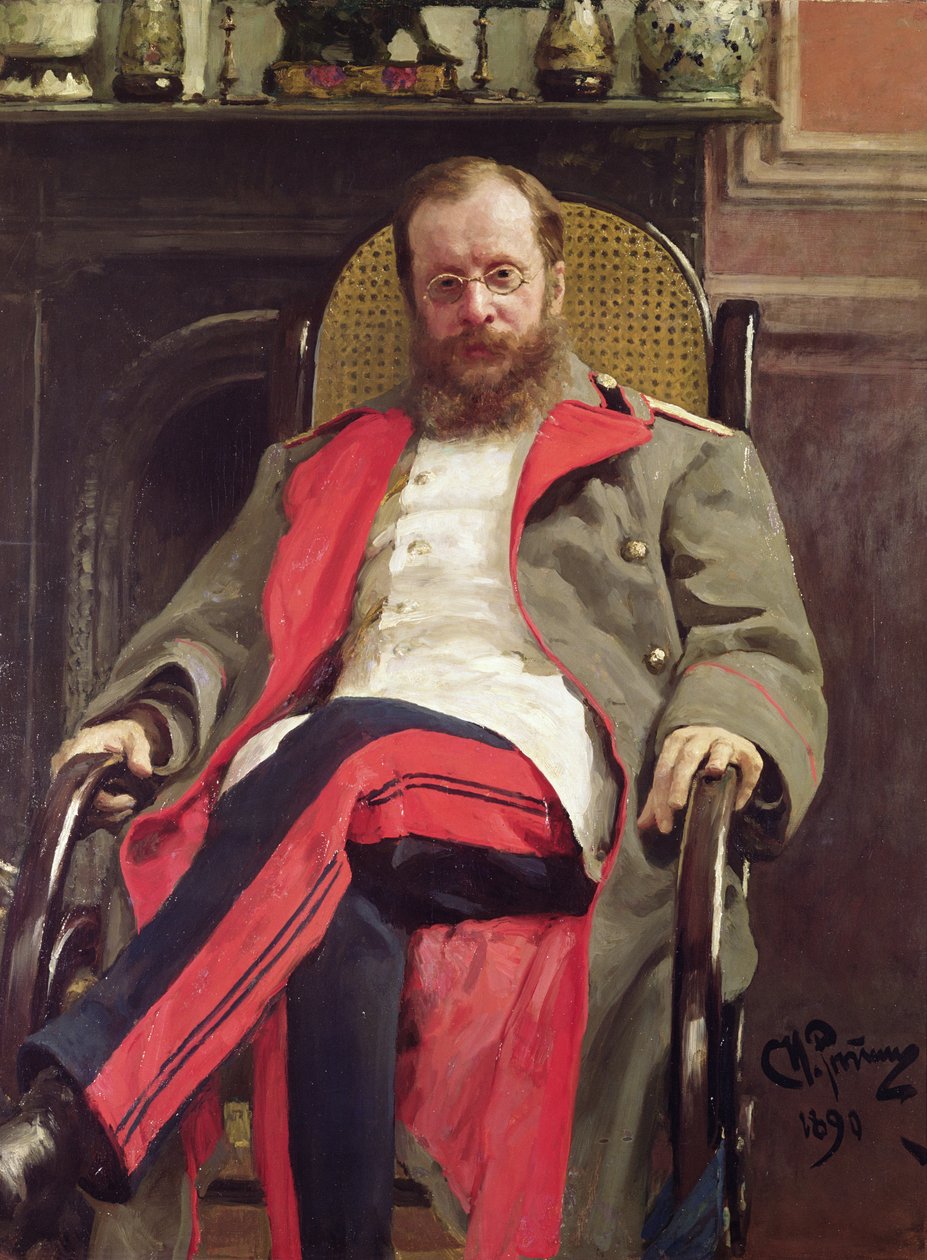 Portrét Cesar Cui, 1890 od Ilya Efimovich Repin