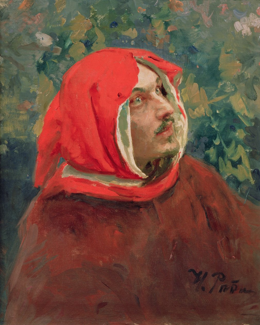Portrét Dante Alighieri (1265-1321) od Ilya Efimovich Repin