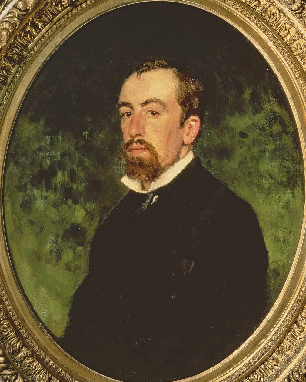 Portrét Vasilije Polenova (1844-1927), 1877 od Ilya Efimovich Repin