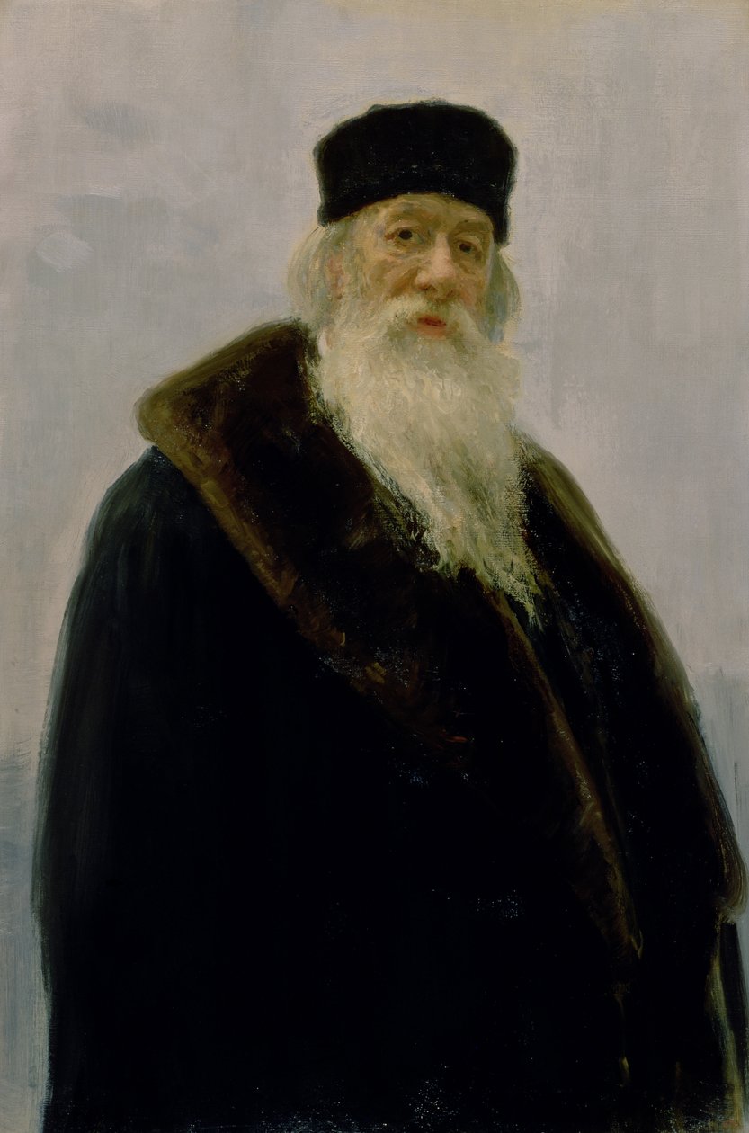 Portrét Vladimíra Vasiljeviče Stasova (1824-1906) 1900 od Ilya Efimovich Repin