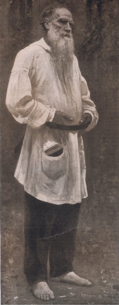 Hrabě Lev Tolstoj, Bibbys Annual, 1916-17 od Ilya Efimovich after Repin