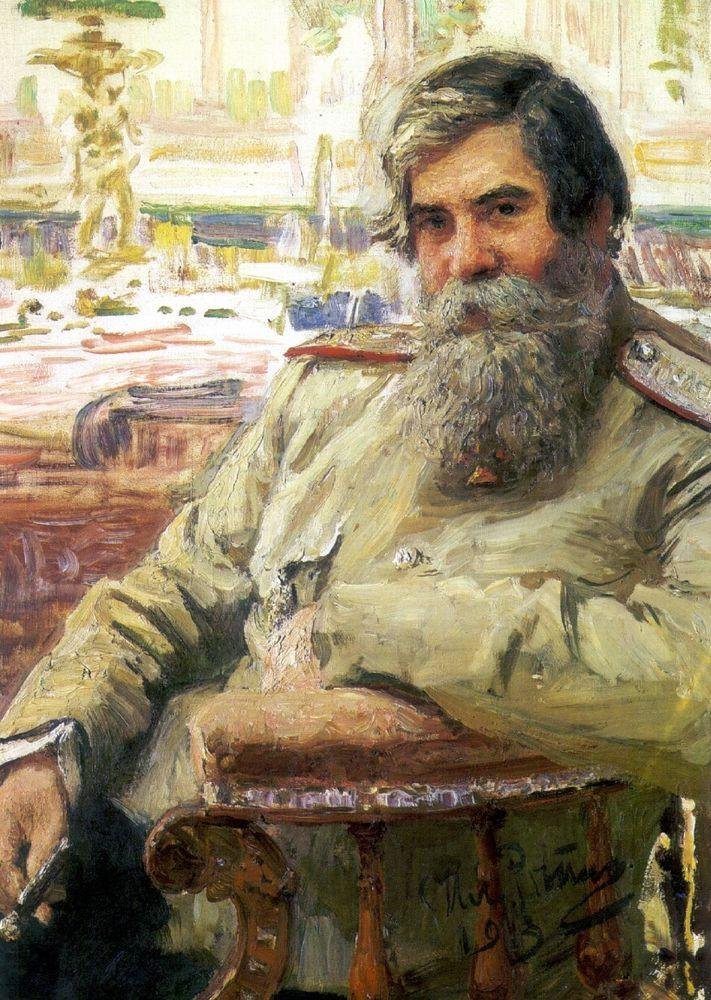 Portrét neurofyziologa a psychiatra Vladimíra Mikhailoviče Bekhterevna Espanol: Retrato del neurofisiologo y psiquiatra Vladimir Mijailovich Bejterevn: n od Ilya Efimovich Repin