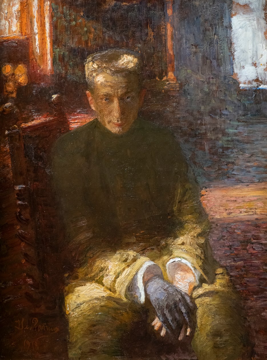ALEXANDRE KERENSKÝ S ČERNOU RUKAVICÍ od Ilya Efimovich Repin