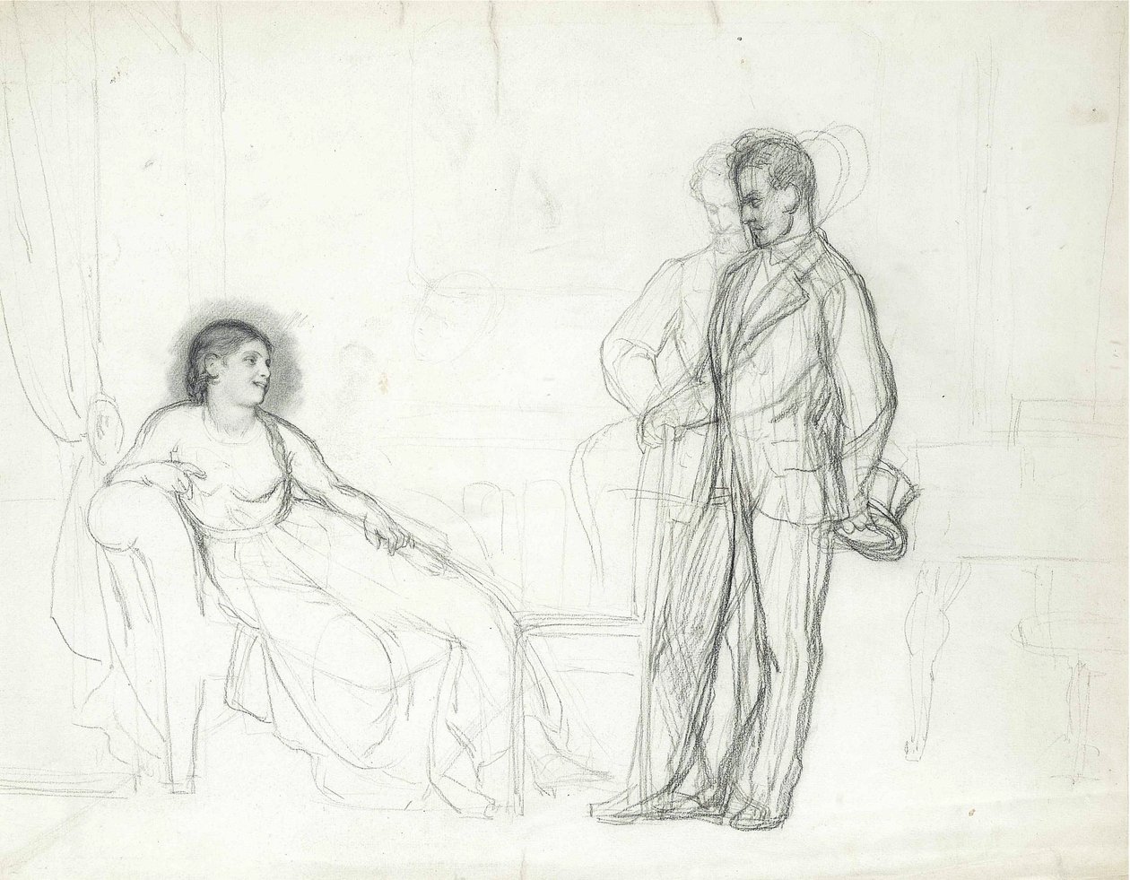 Adelina Patti jako Violetta v opeře La traviata od Giuseppe Verdiho, konec 60. let 19. století – začátek 70. let 19. století od Ilya Efimovich Repin