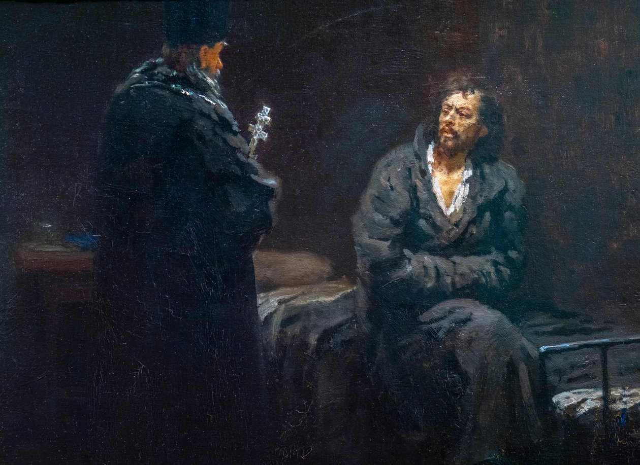 PŘED ZPOVĚĎÍ od Ilya Efimovich Repin