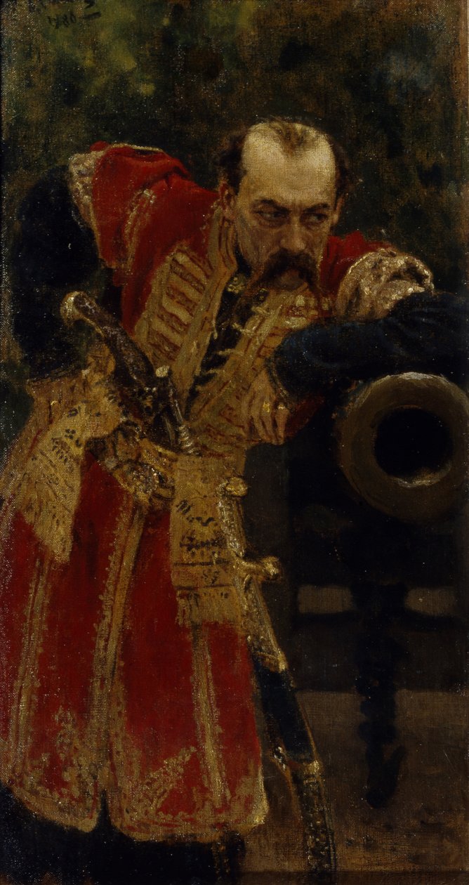 Plukovník Záporožského hostitele, 1880 od Ilya Efimovich Repin