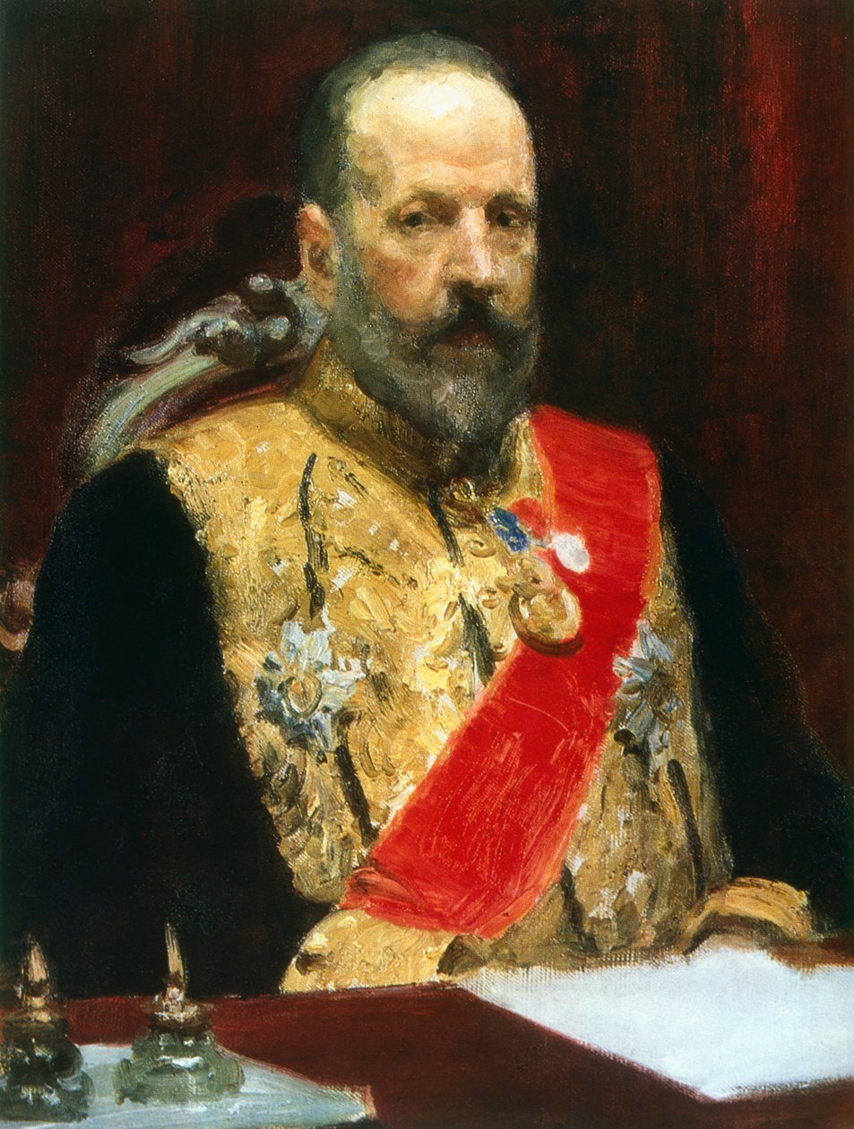Hrabě Witte, ruský státník, c1901-1903 od Ilya Efimovich Repin