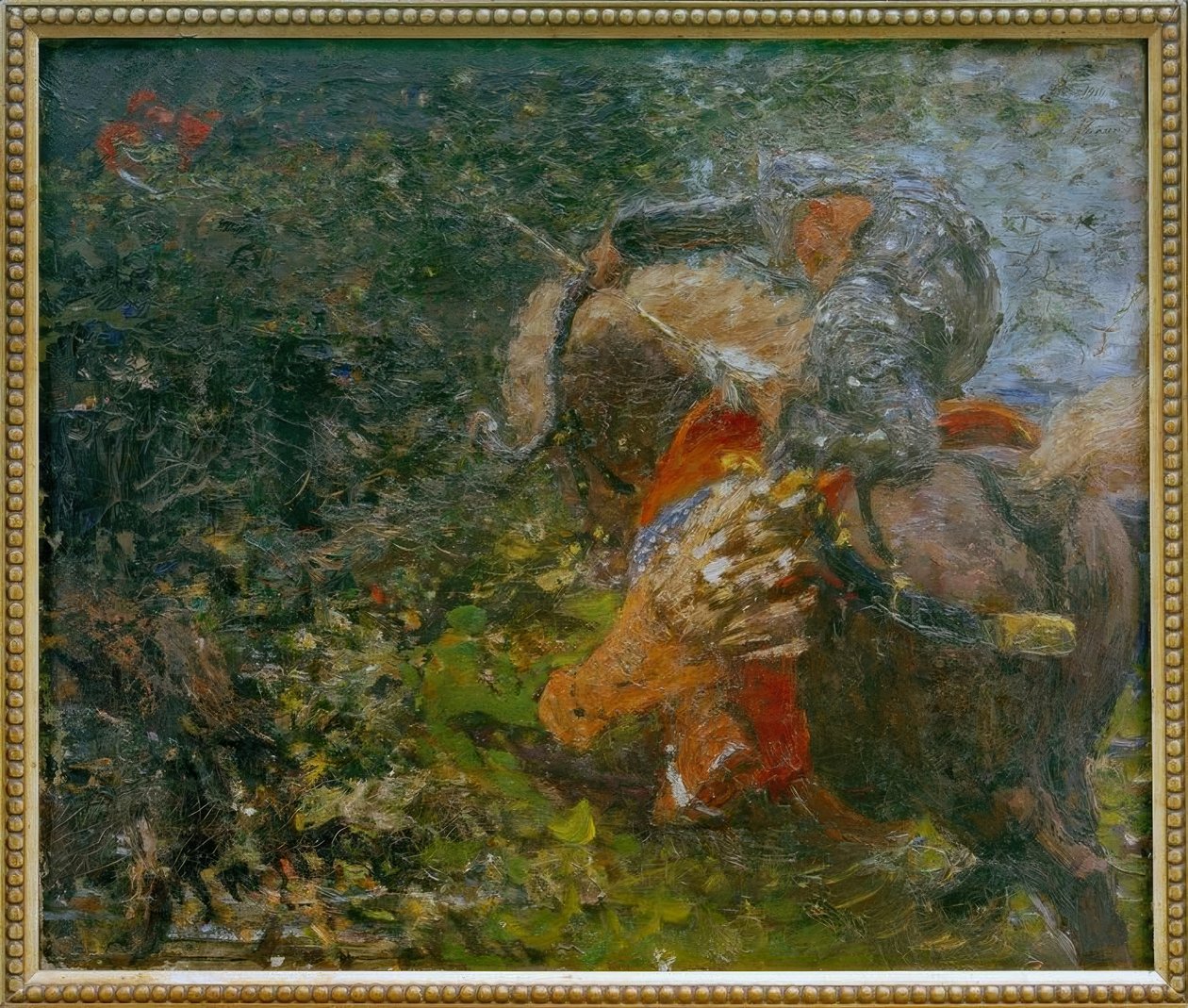 Rytíř Ilja Muromec a loupežník Solowej od Ilya Efimovich Repin