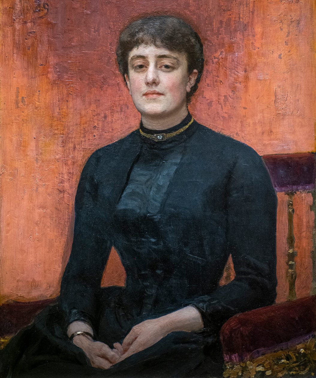 ELIZAVETA ZVANTSEVA od Ilya Efimovich Repin