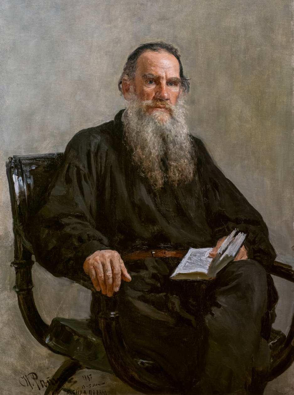 LEON TOLSTOI od Ilya Efimovich Repin