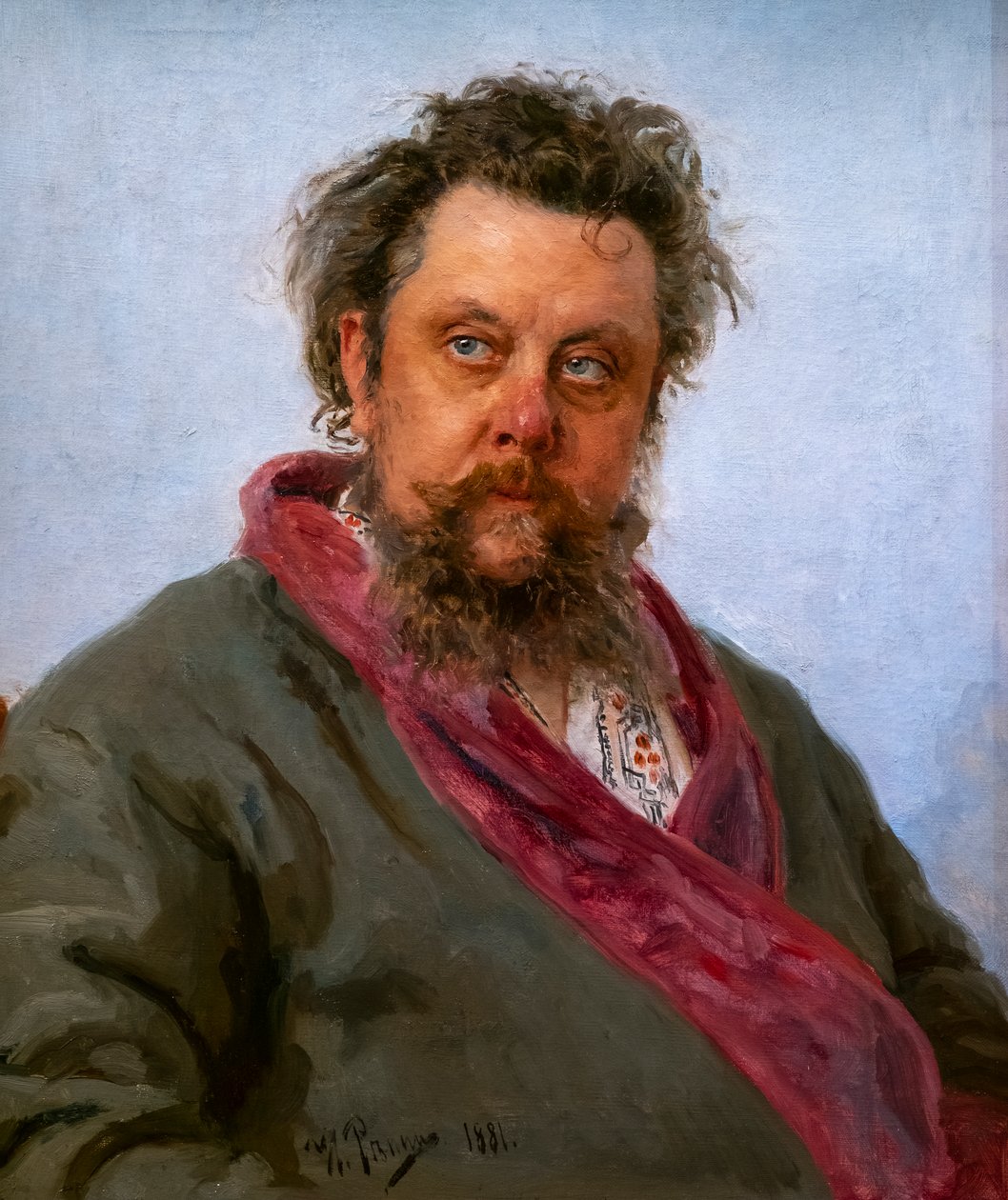 SKROMNÝ MUSSORGSKÝ od Ilya Efimovich Repin