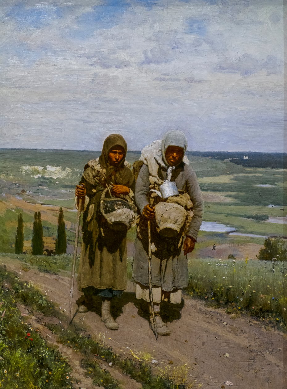 ZBOŽNÉ ŽENY NA POUTI od Ilya Efimovich Repin