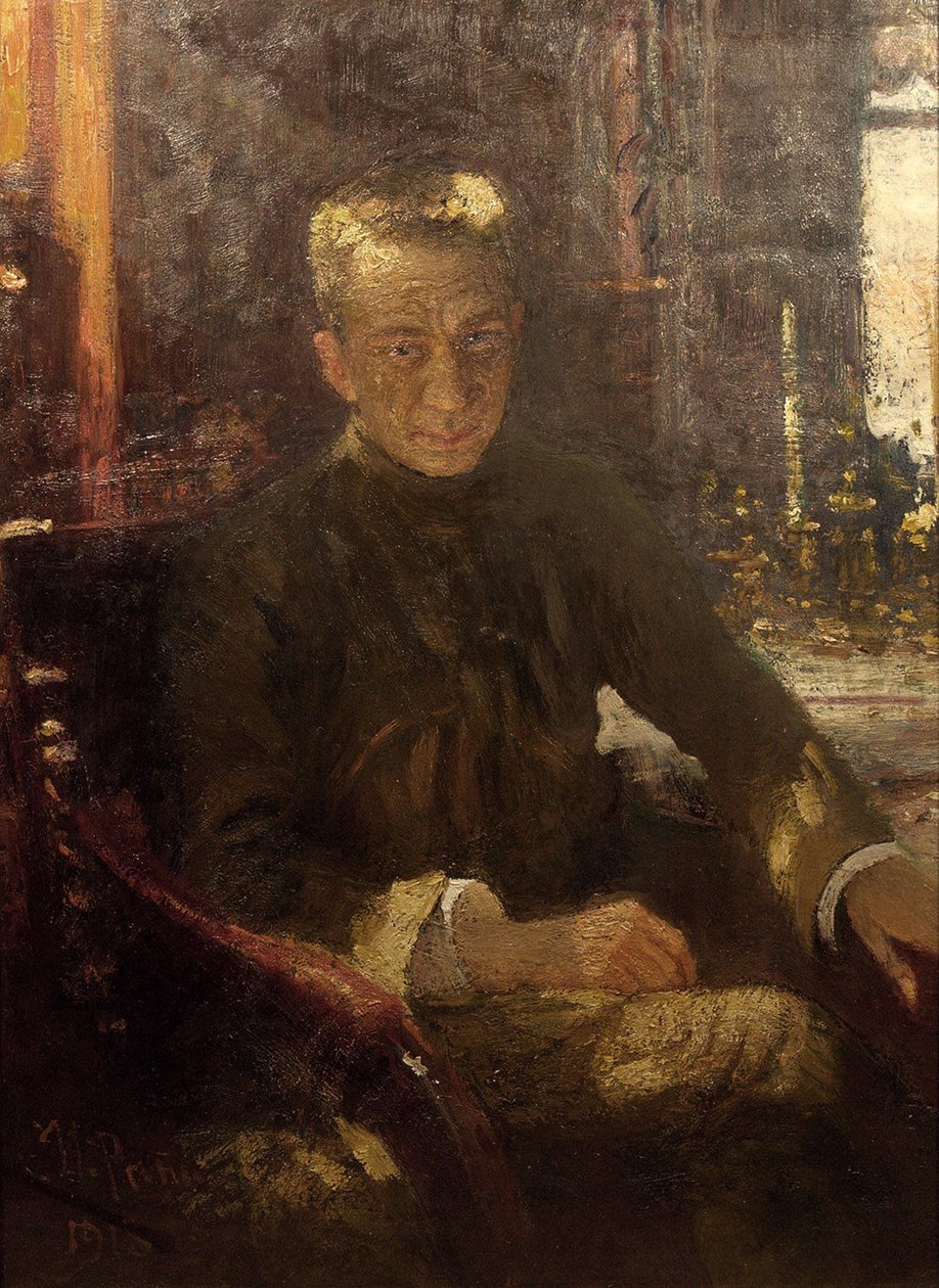 Portrét Alexandra Kerenského 1881-1970, 1917-1918. od Ilya Efimovich Repin