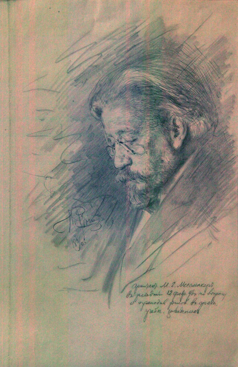 Portrét Maxmiliána von Messmachera 18421906, 1896 od Ilya Efimovich Repin