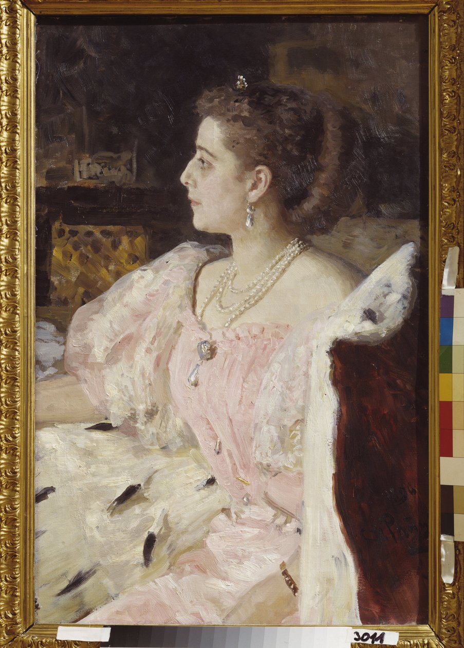 Portrét princezny Nitalia Golovina od Ilya Efimovich Repin