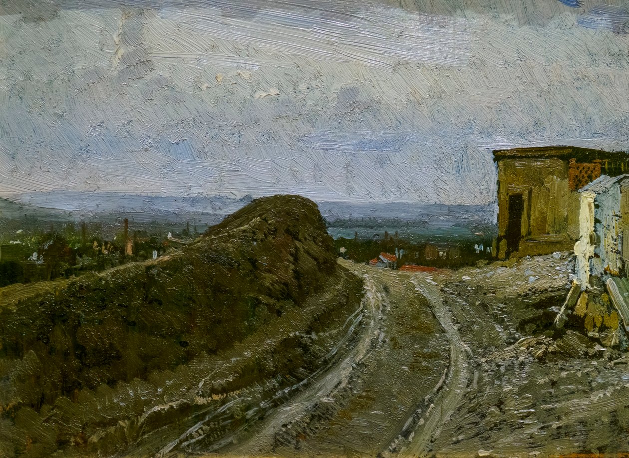 MONTMARTRE ROAD, PAŘÍŽ od Ilya Efimovich Repin