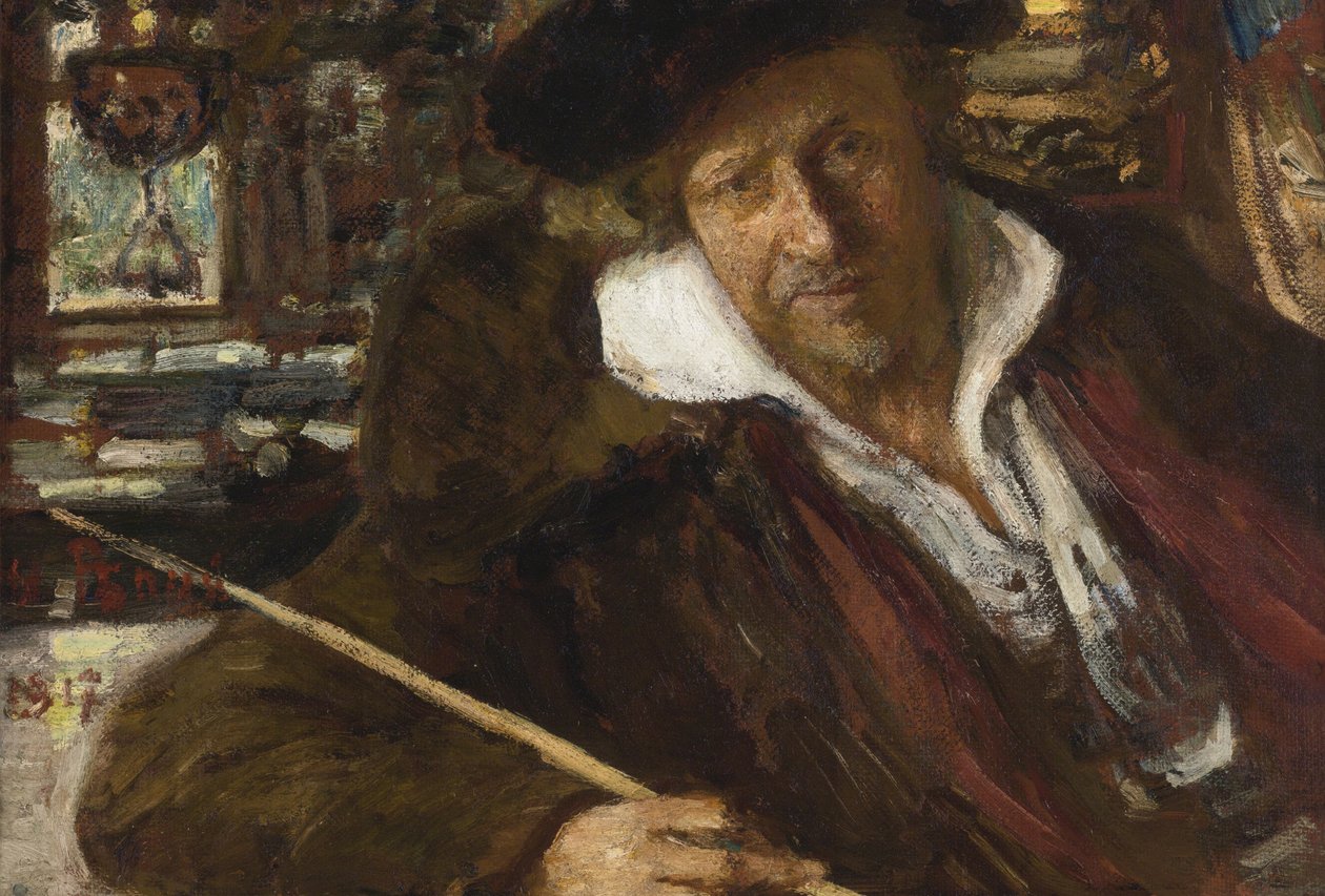 Autoportrét, 1917 od Ilya Efimovich Repin