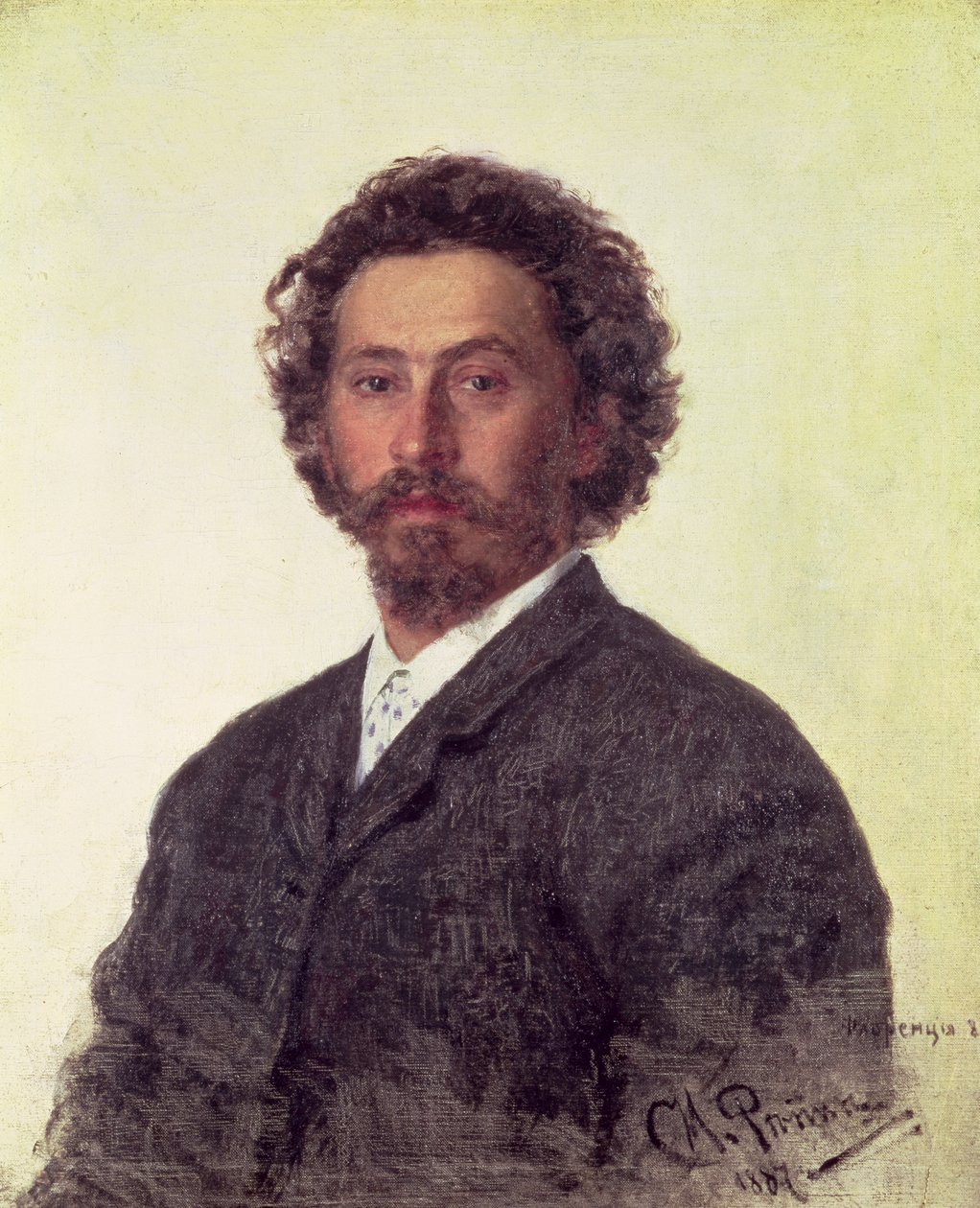 Autoportrét, 1887 od Ilya Efimovich Repin