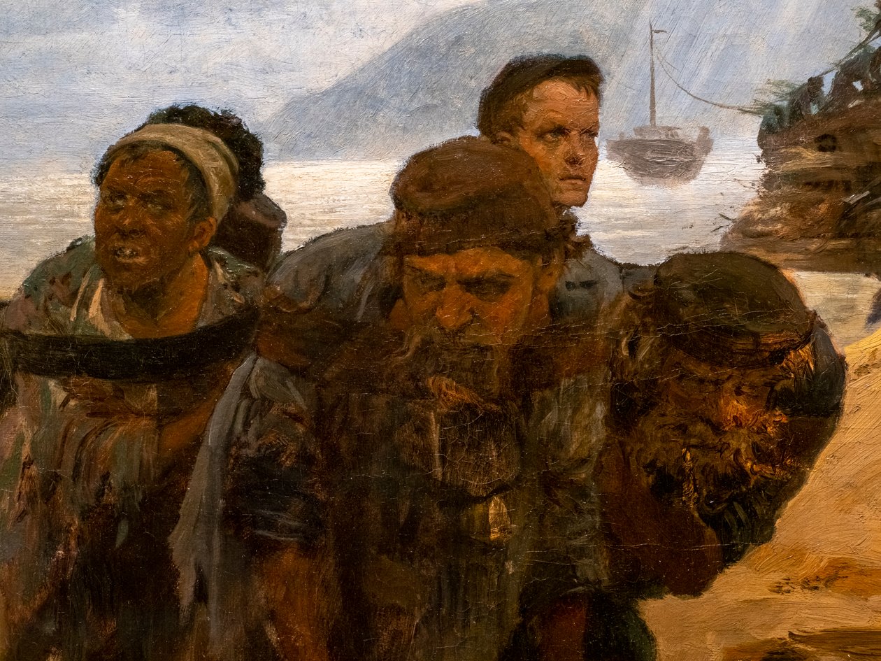 VĚŽE KŘEŽÍCÍ FORD (detail) od Ilya Efimovich Repin