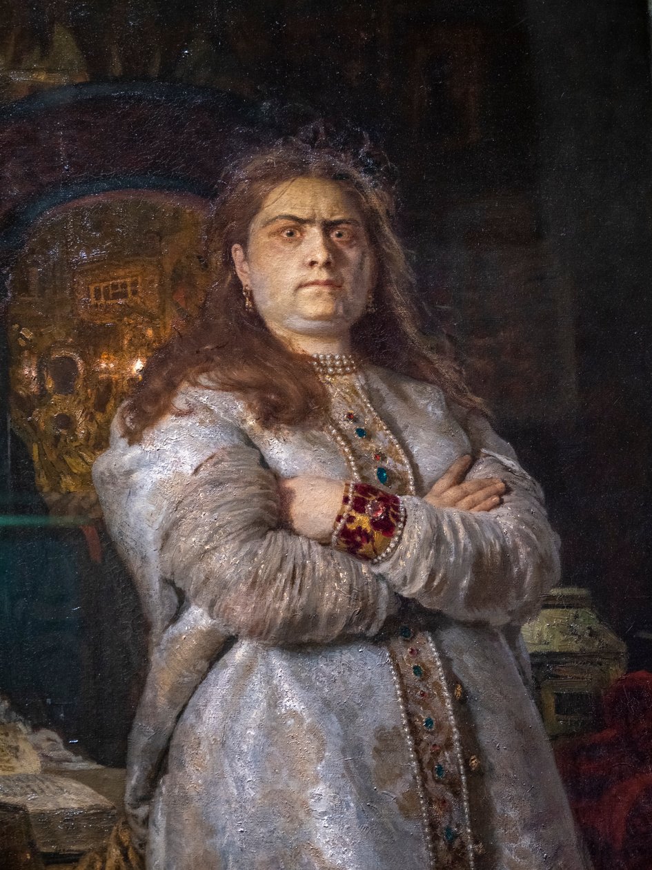 TSAREVNA SOFIA ALEXIEVNA V KLÁŠTĚ NOVODEVICHY od Ilya Efimovich Repin