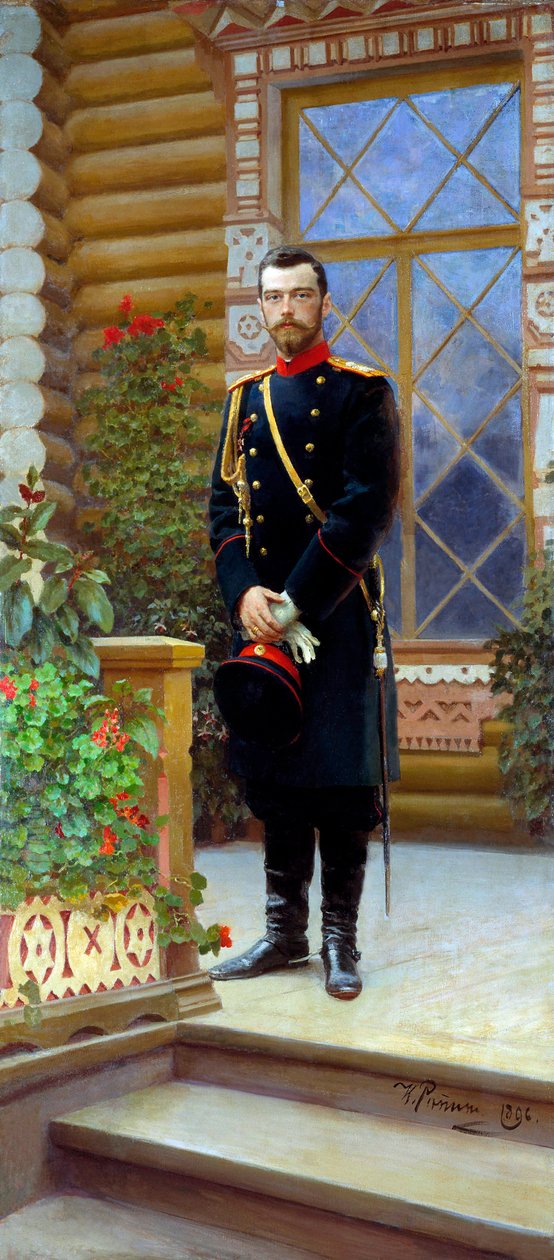 Ruský car Mikuláš II., 1896. od Ilya Efimovich Repin