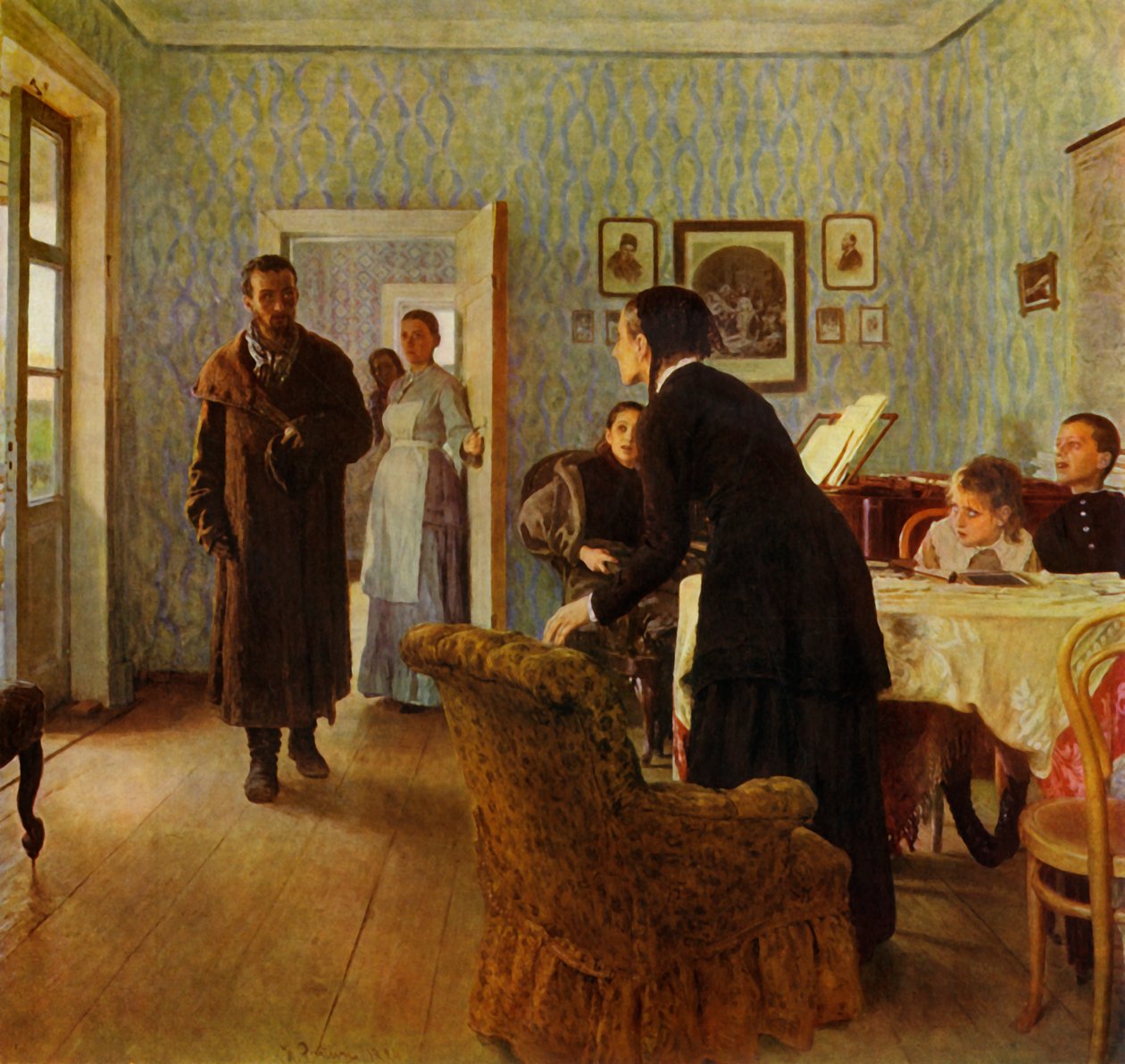 „Neočekávaný návrat“, 1884, 1965. od Ilya Efimovich Repin